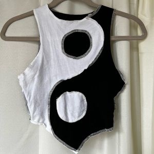 Yin Yang crop top